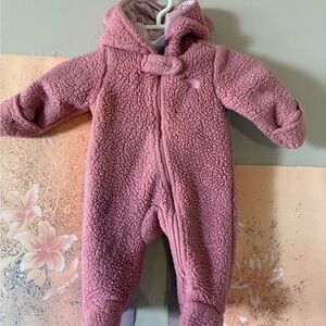 Carter's Pink Sherpa Kids Footie
